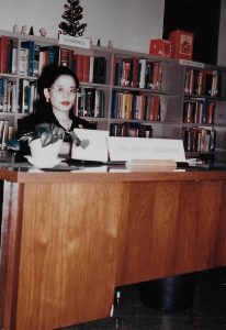 Theresa Huang G’58 at the Brooklyn Public Library in 1961. Photo courtesy of David Mao